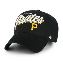 Pittsburgh Pirates '47 Women's Ariana Clean Up Adjustable Hat - Black - 47 brand Online
