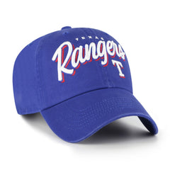 Texas Rangers '47 Women's Ariana Clean Up Adjustable Hat - Royal - 47 brand Discount