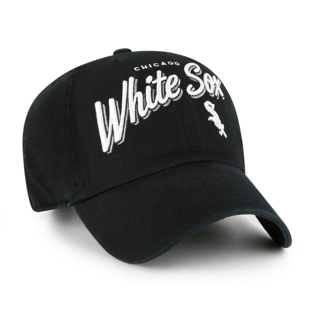 Chicago White Sox '47 Women's Ariana Clean Up Adjustable Hat - Black - 47 brand Discount