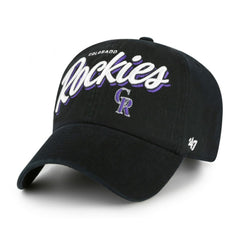 Colorado Rockies '47 Women's Ariana Clean Up Adjustable Hat - Black - 47 brand Online