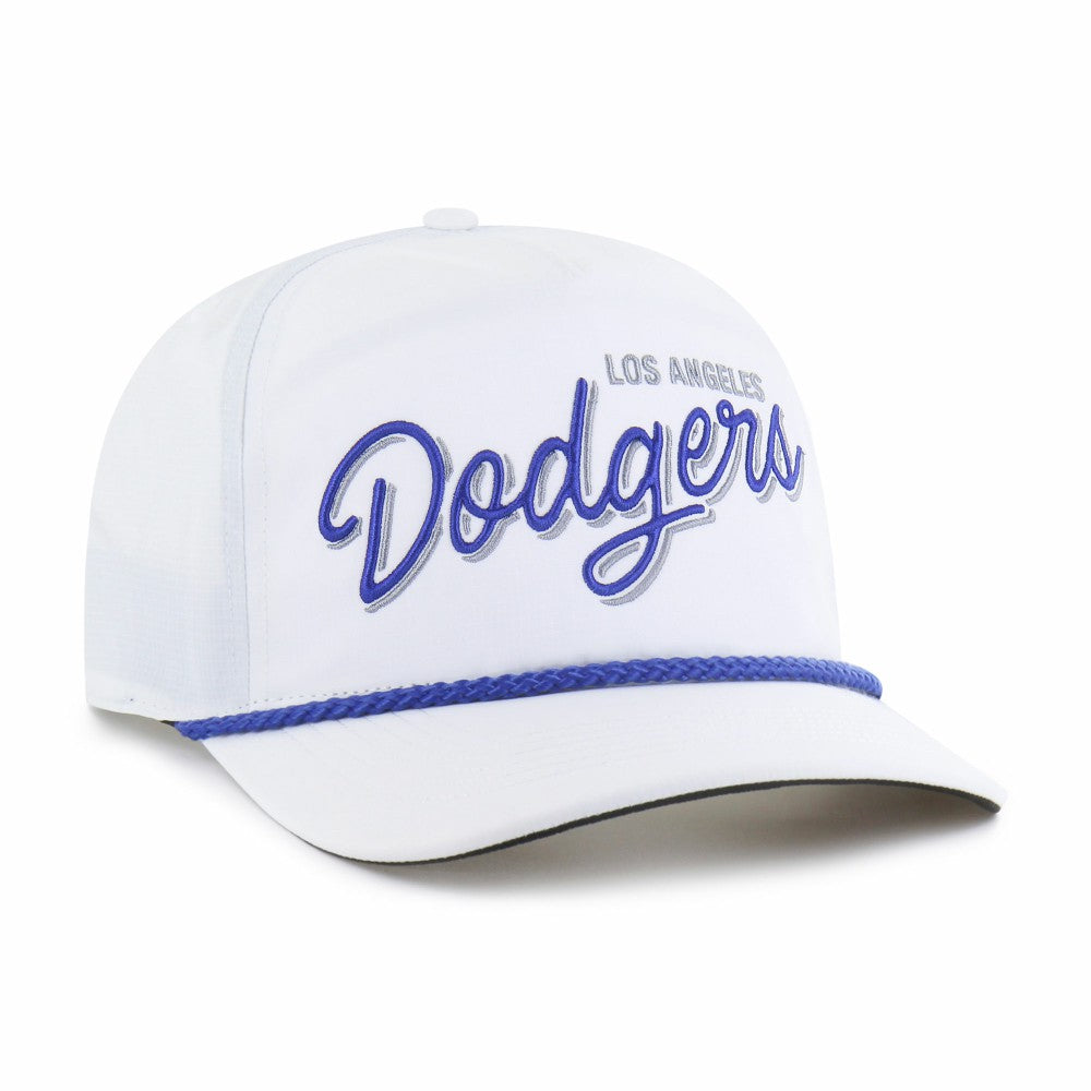 Los Angeles Dodgers '47 Brrr Fairway Hitch Adjustable Hat - White - 47 brand Lifestyle