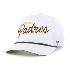 San Diego Padres '47 Brrr Fairway Hitch Adjustable Hat - White - 47 brand Lifestyle
