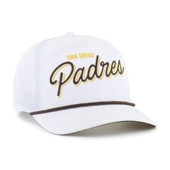 San Diego Padres '47 Brrr Fairway Hitch Adjustable Hat - White - 47 brand Lifestyle