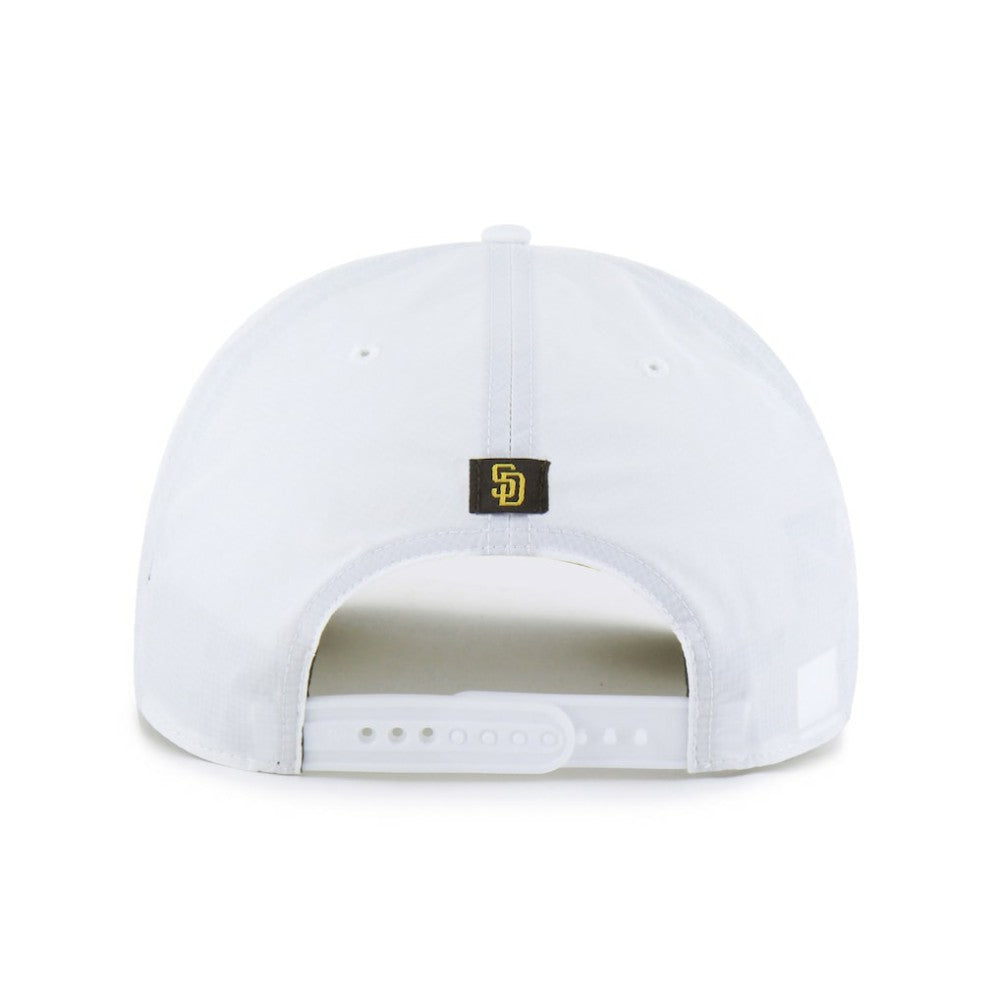 San Diego Padres '47 Brrr Fairway Hitch Adjustable Hat - White - 47 brand Lifestyle