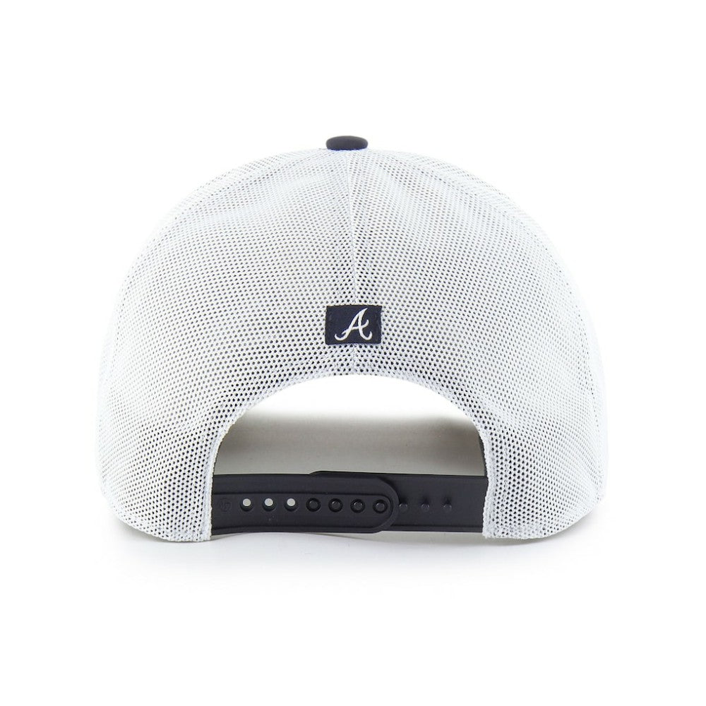 Atlanta Braves '47 Fairway Trucker Adjustable Hat - Navy/White - 47 brand on Sale