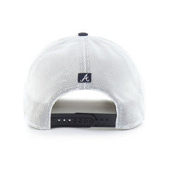 Atlanta Braves '47 Fairway Trucker Adjustable Hat - Navy/White - 47 brand on Sale
