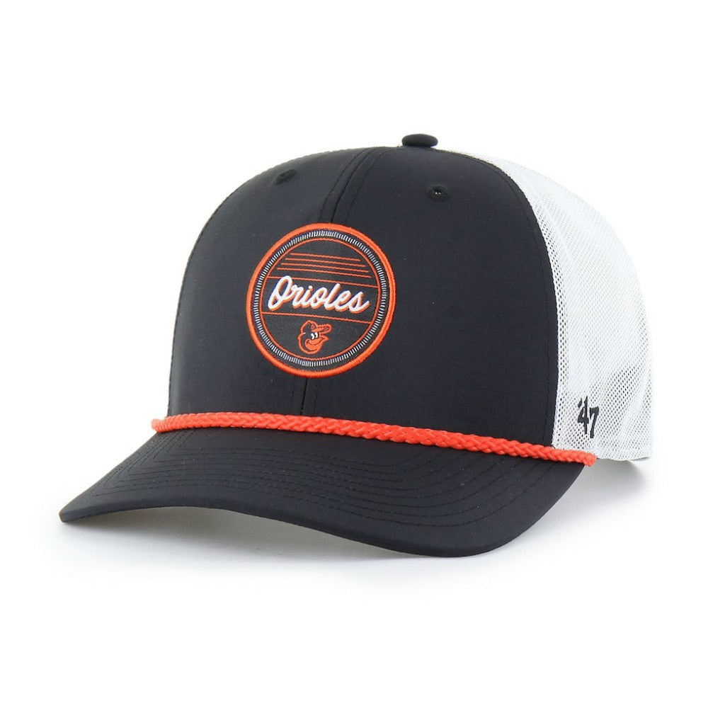 Baltimore Orioles '47 Fairway Trucker Adjustable Hat - Black/White - 47 brand Online