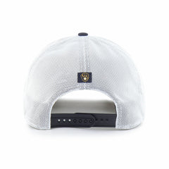 Milwaukee Brewers '47 Fairway Trucker Adjustable Hat - Navy/White - 47 brand Sale