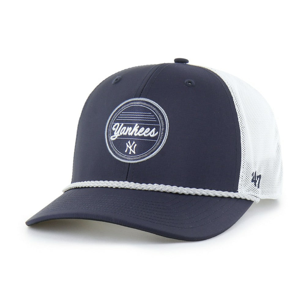 New York Yankees '47 Fairway Trucker Adjustable Hat - Navy/White - 47 brand on Sale
