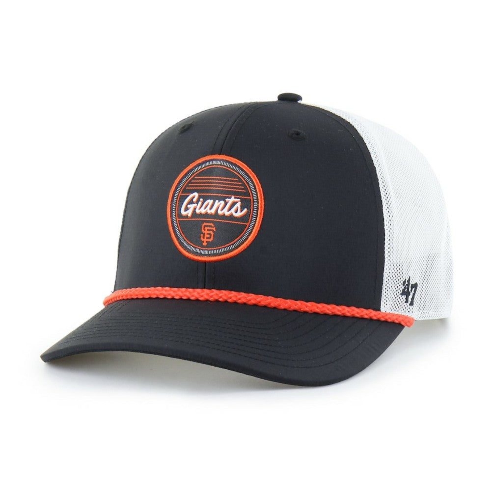 San Francisco Giants '47 Fairway Trucker Adjustable Hat - Black/White - 47 brand Online