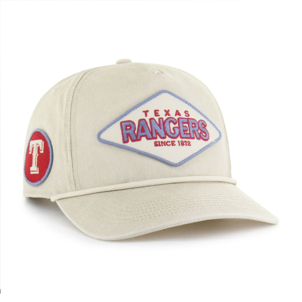 Texas Rangers '47 Cairn Hitch Adjustable Hat - Khaki - 47 brand Discount