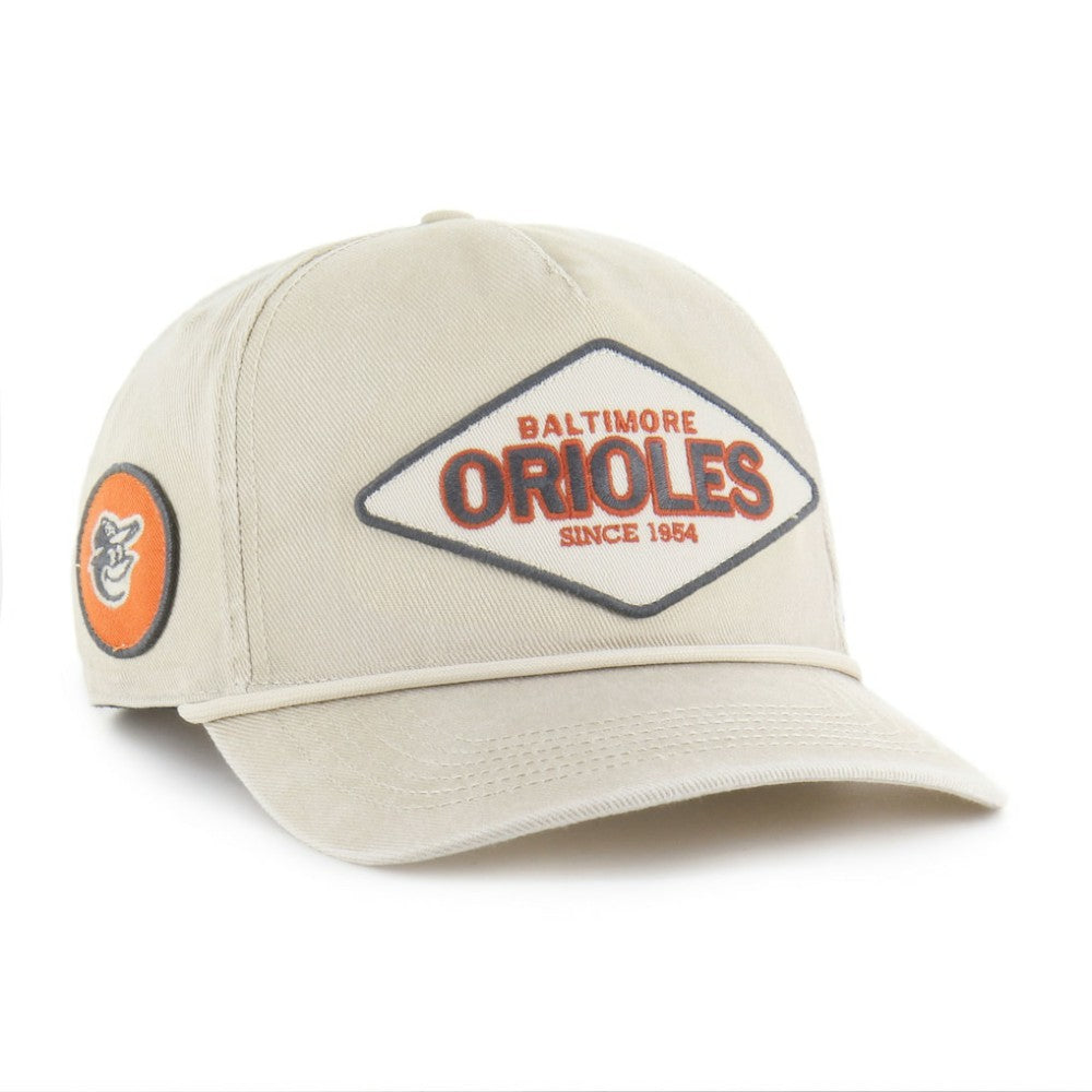 Baltimore Orioles '47 Cairn Hitch Adjustable Hat - Khaki - 47 brand Discount