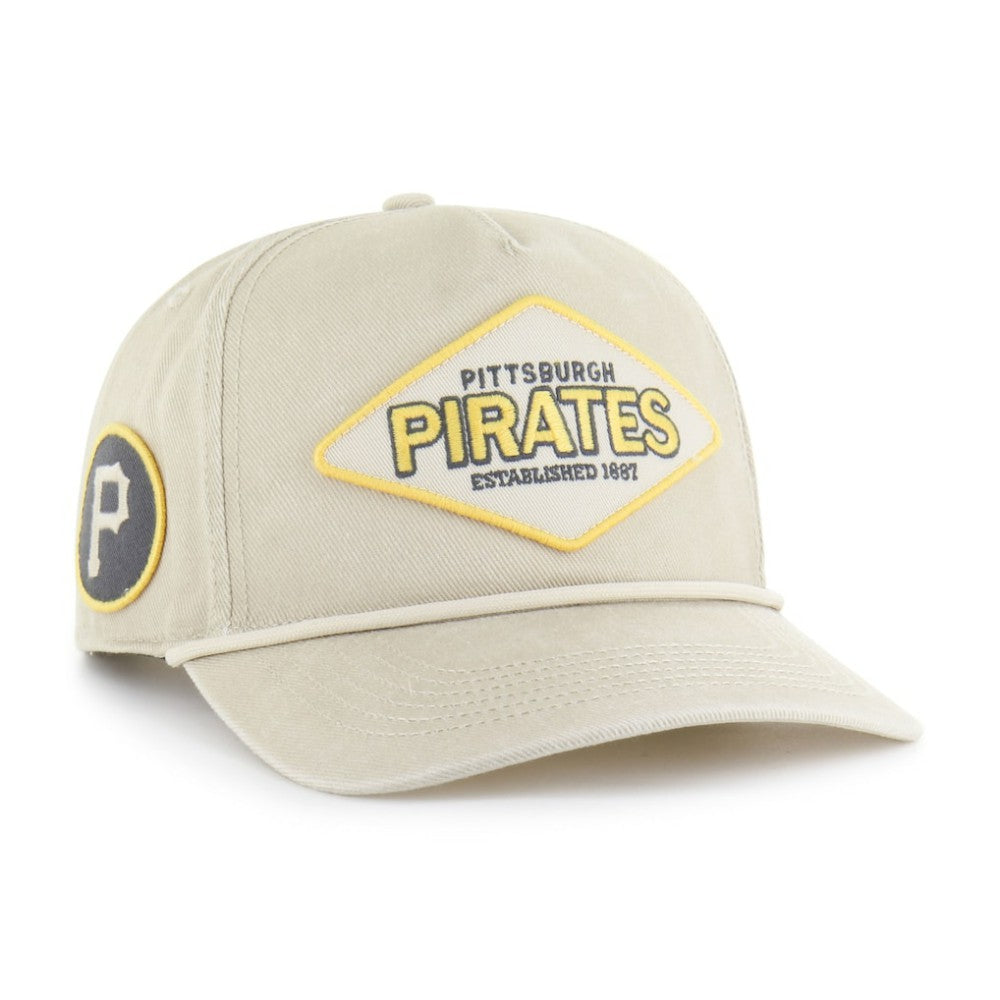 Pittsburgh Pirates '47 Cairn Hitch Adjustable Hat - Khaki - 47 brand Lifestyle