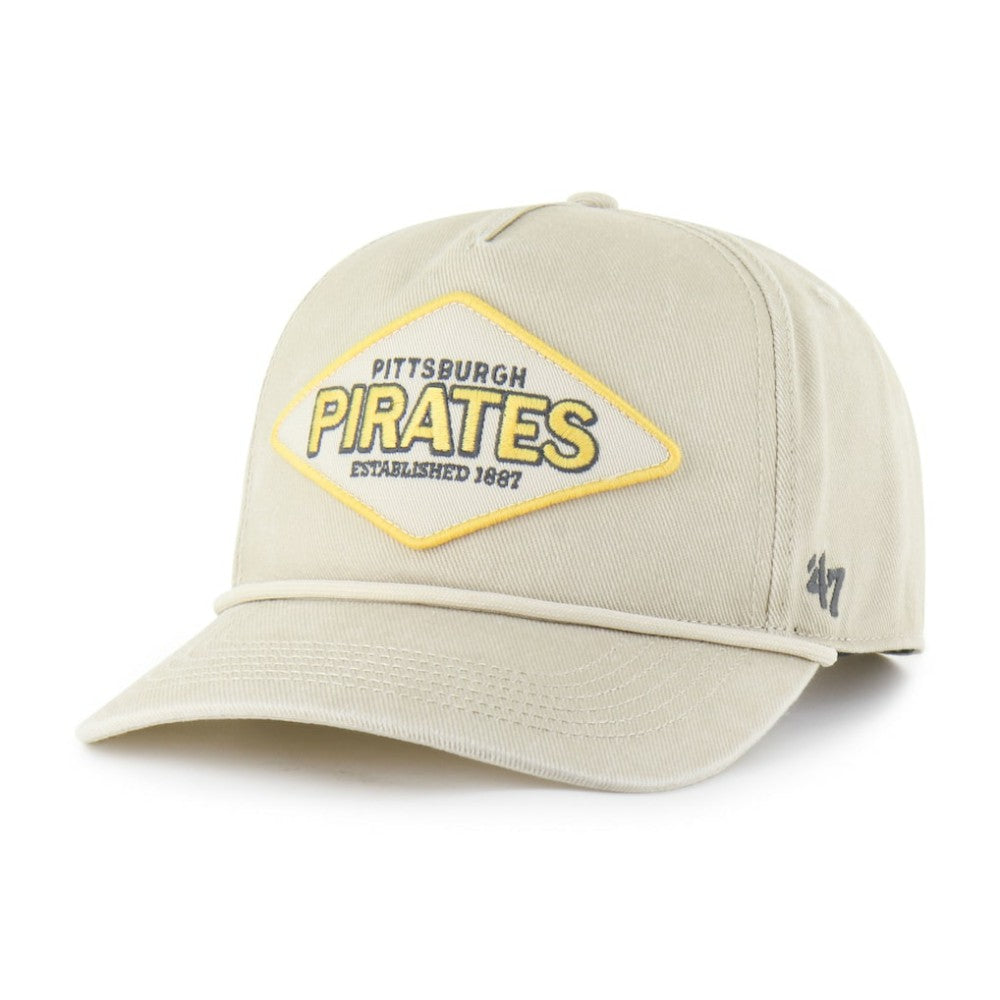 Pittsburgh Pirates '47 Cairn Hitch Adjustable Hat - Khaki - 47 brand Lifestyle