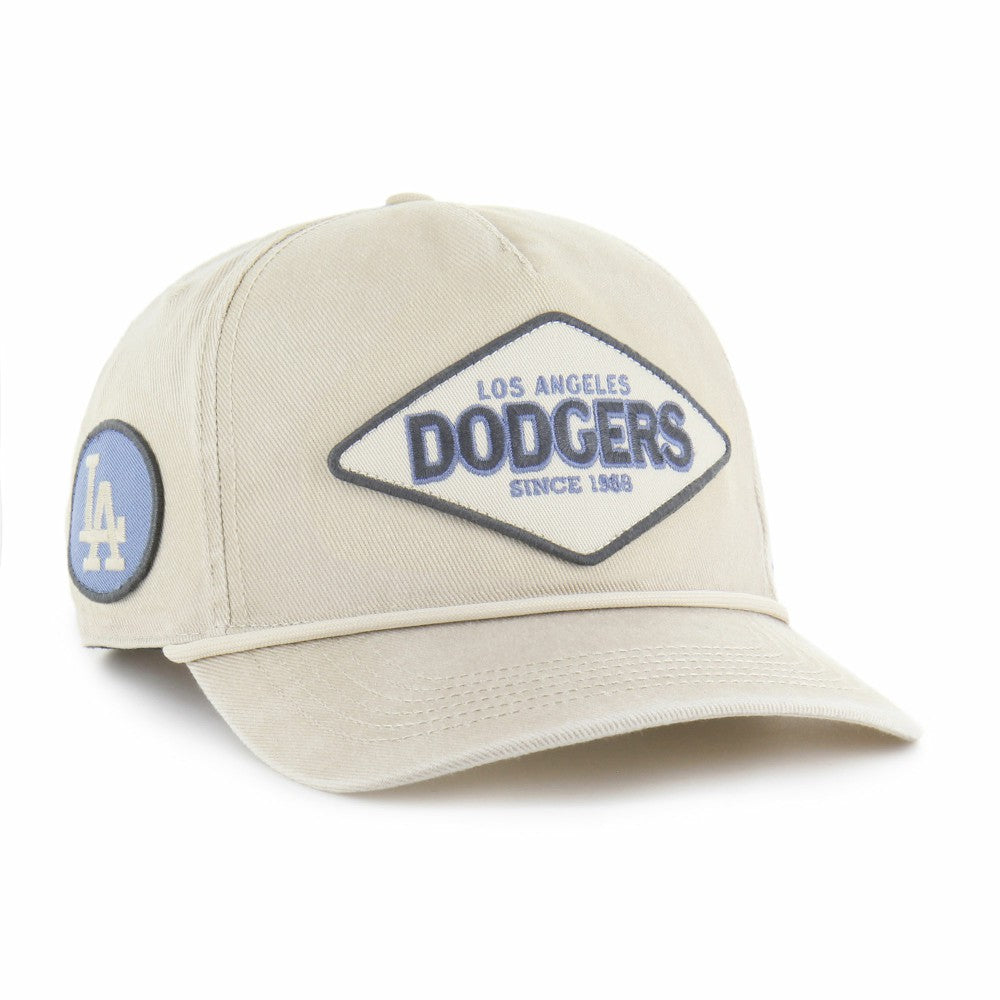 Los Angeles Dodgers '47 Cairn Hitch Adjustable Hat - Khaki - 47 brand Lifestyle