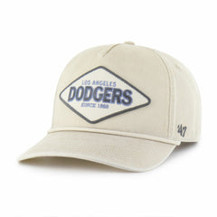 Los Angeles Dodgers '47 Cairn Hitch Adjustable Hat - Khaki - 47 brand Lifestyle