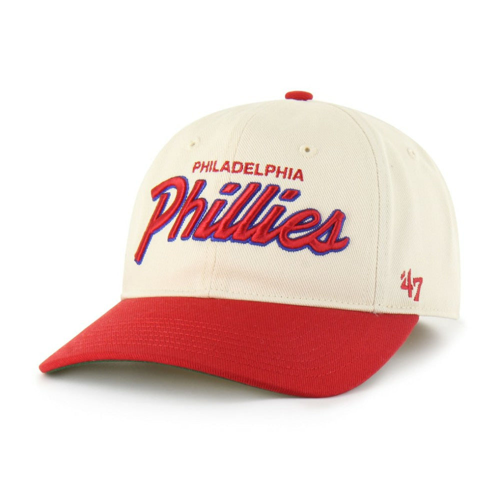Philadelphia Phillies '47 Crosstown Franchise Fitted Hat - Natural - 47 brand Discount