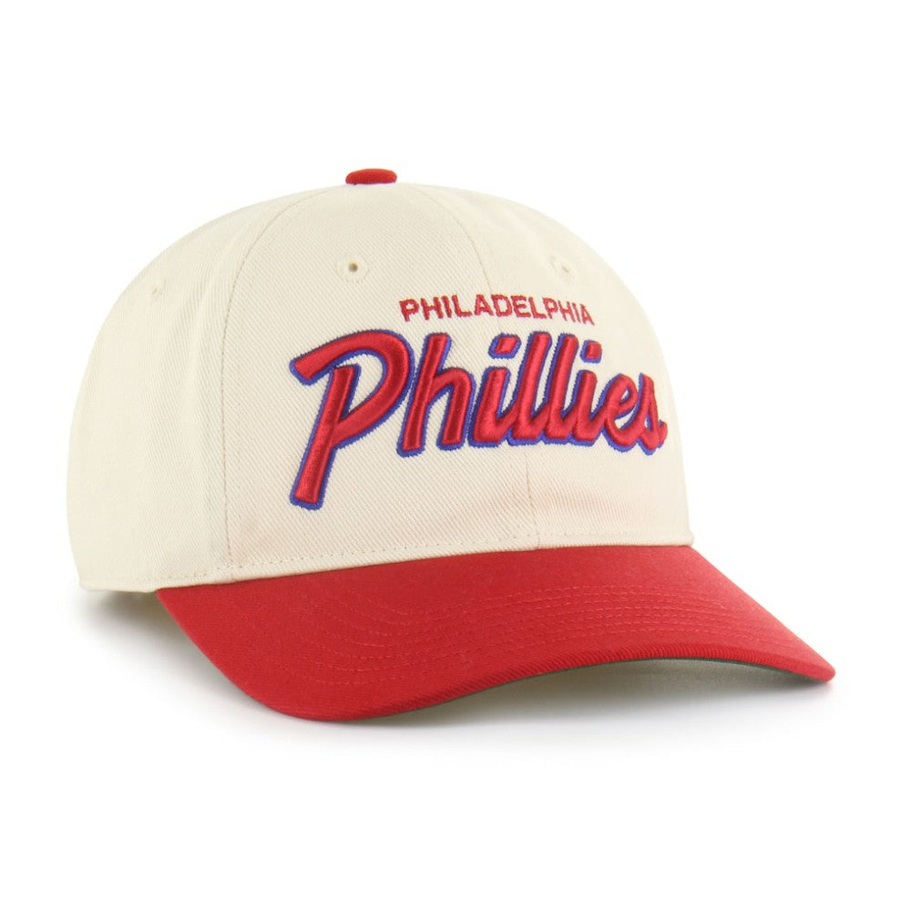 Philadelphia Phillies '47 Crosstown Franchise Fitted Hat - Natural - 47 brand Discount