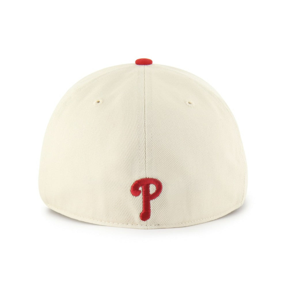 Philadelphia Phillies '47 Crosstown Franchise Fitted Hat - Natural - 47 brand Discount