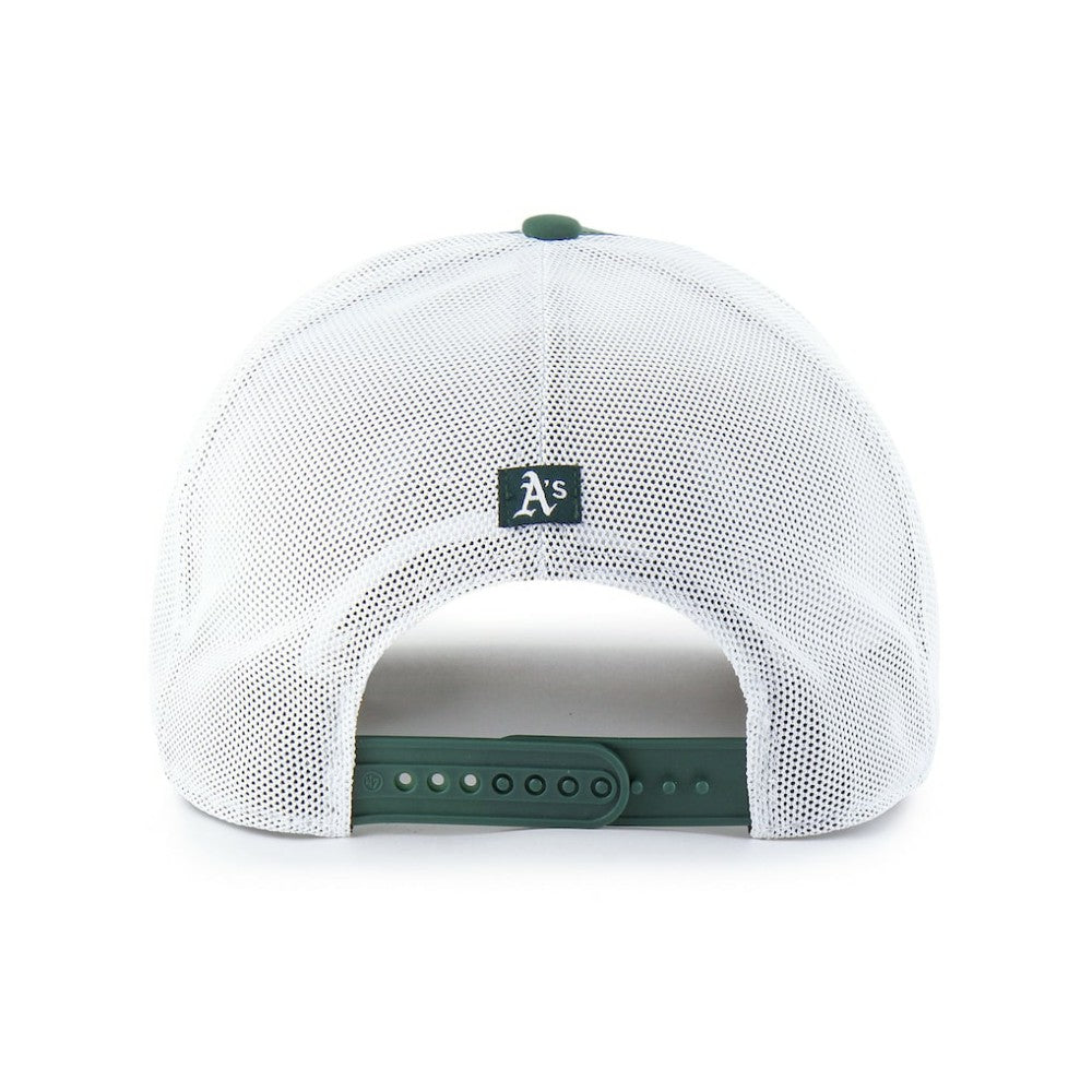 Athletics '47 Brrr Downburst Mesh Hitch Adjustable Hat - Dark Green - 47 brand Lifestyle