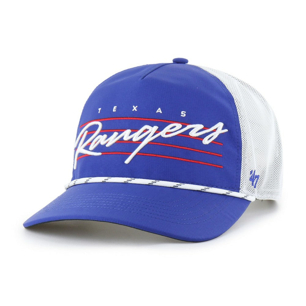 Texas Rangers '47 Brrr Downburst Mesh Hitch Adjustable Hat - Royal - 47 brand Sale