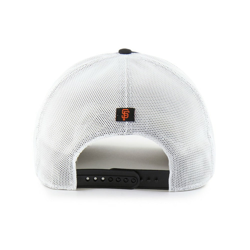 San Francisco Giants '47 Brrr Downburst Mesh Hitch Adjustable Hat - Black - 47 brand Lifestyle