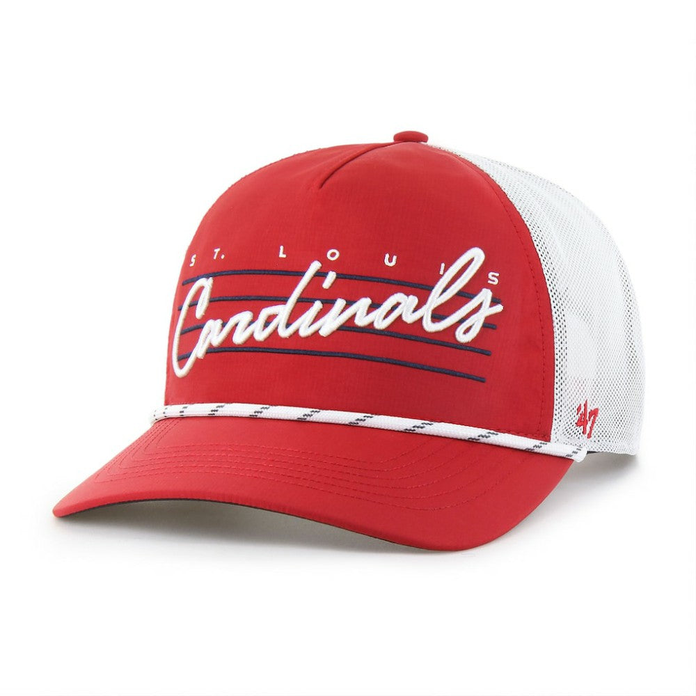 St. Louis Cardinals '47 Brrr Downburst Mesh Hitch Adjustable Hat - Red - 47 brand Lifestyle