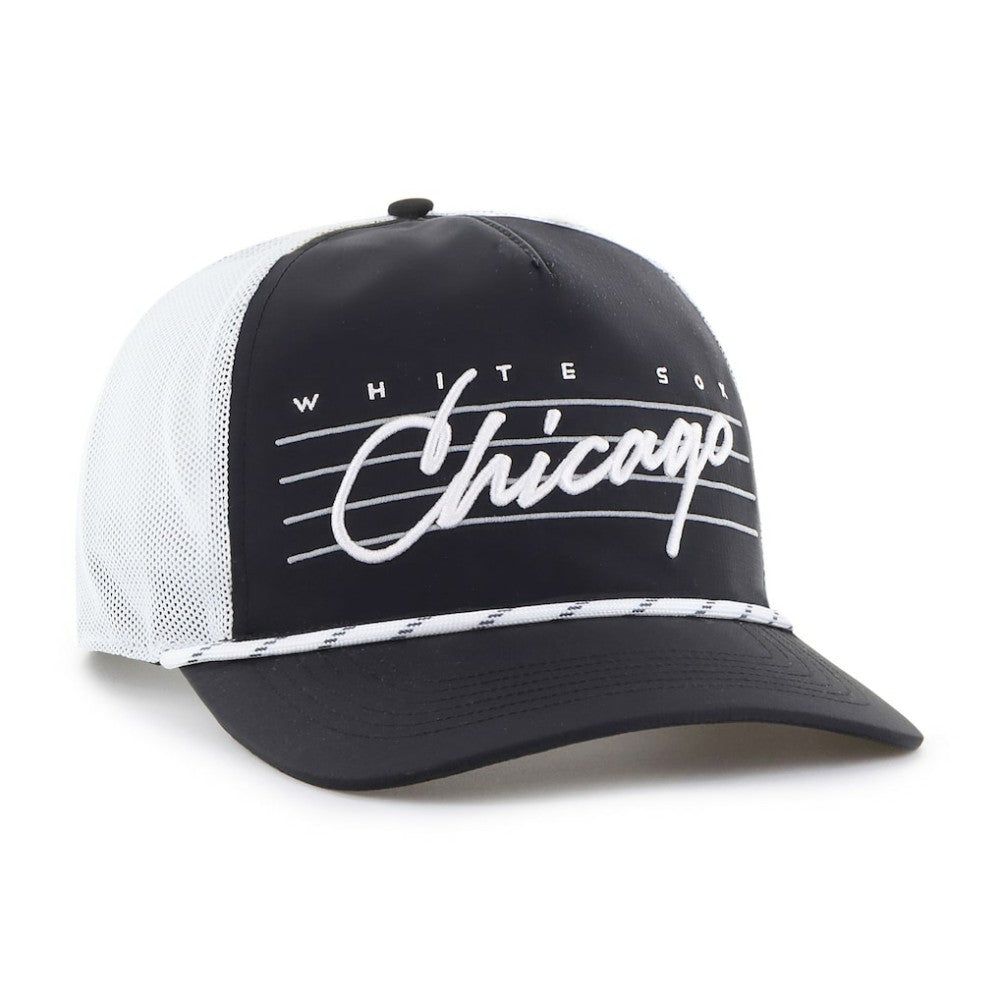 Chicago White Sox '47 Brrr Downburst Mesh Hitch Adjustable Hat - Black - 47 brand on Sale