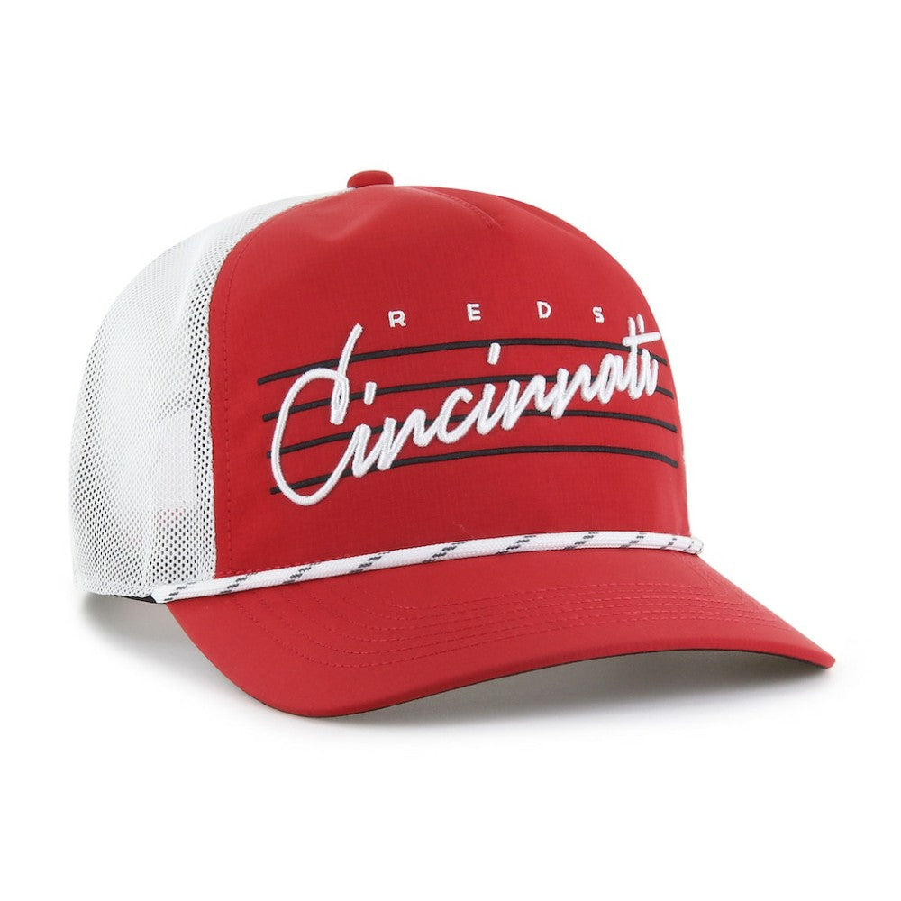 Cincinnati Reds '47 Brrr Downburst Mesh Hitch Adjustable Hat - Red - 47 brand Discount