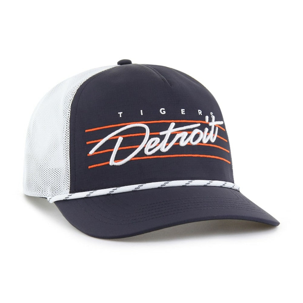 Detroit Tigers '47 Brrr Downburst Mesh Hitch Adjustable Hat - Navy - 47 brand Discount