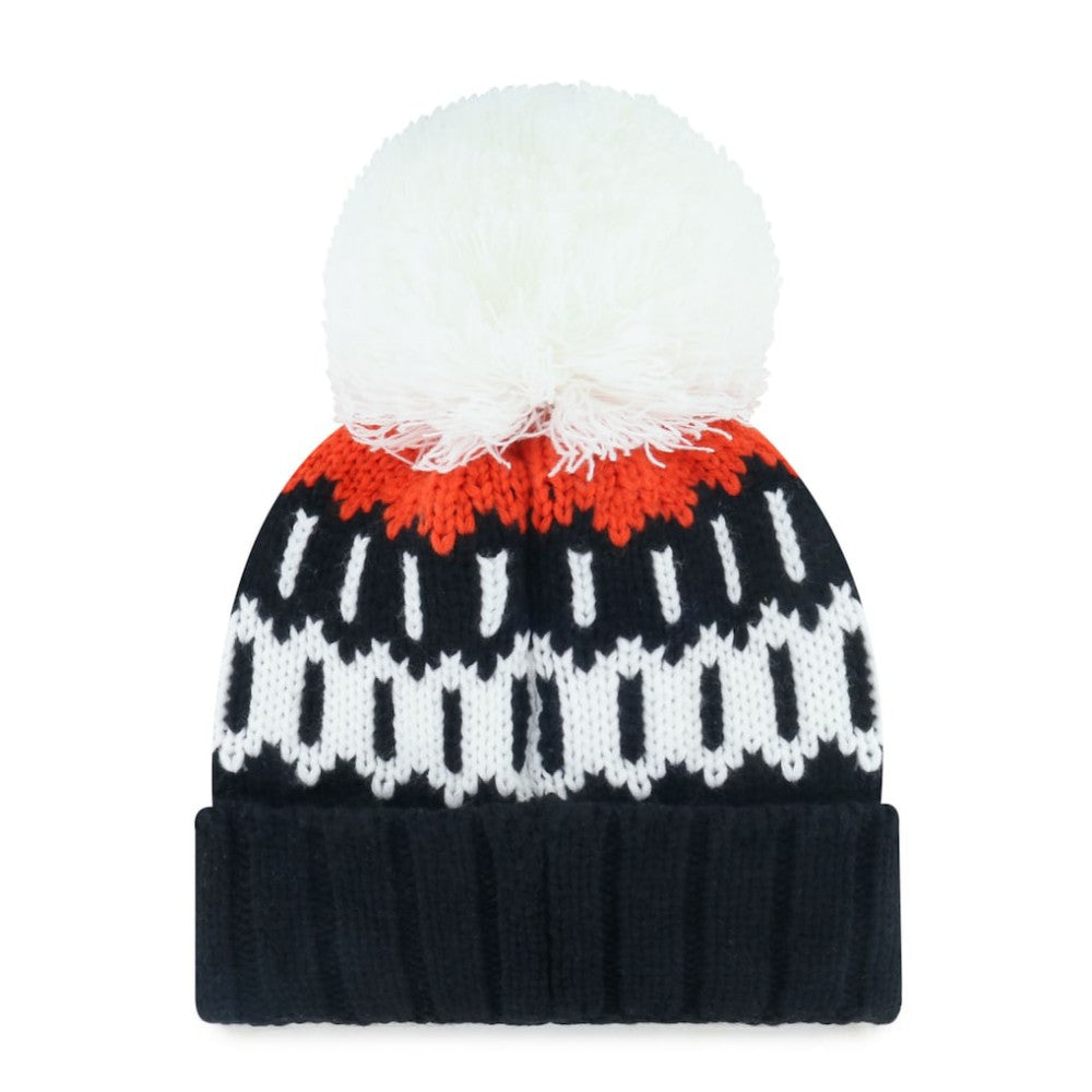 San Francisco Giants '47 Women's Felicity Cuffed Knit Hat with Pom - Black - 47 brand Lifestyle