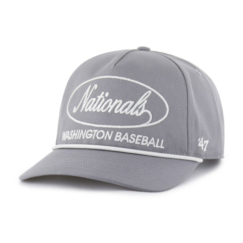 Washington Nationals '47 Foundational Hitch Adjustable Hat - Gray - 47 brand on Sale