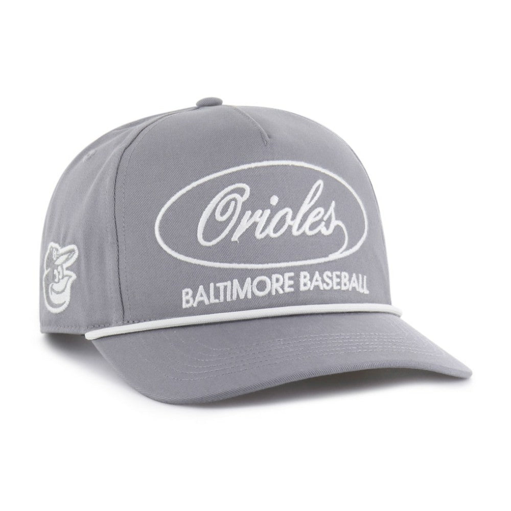 Baltimore Orioles '47 Foundational Hitch Adjustable Hat - Gray - 47 brand Lifestyle