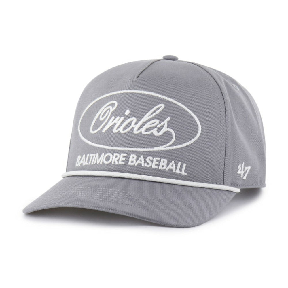 Baltimore Orioles '47 Foundational Hitch Adjustable Hat - Gray - 47 brand Lifestyle
