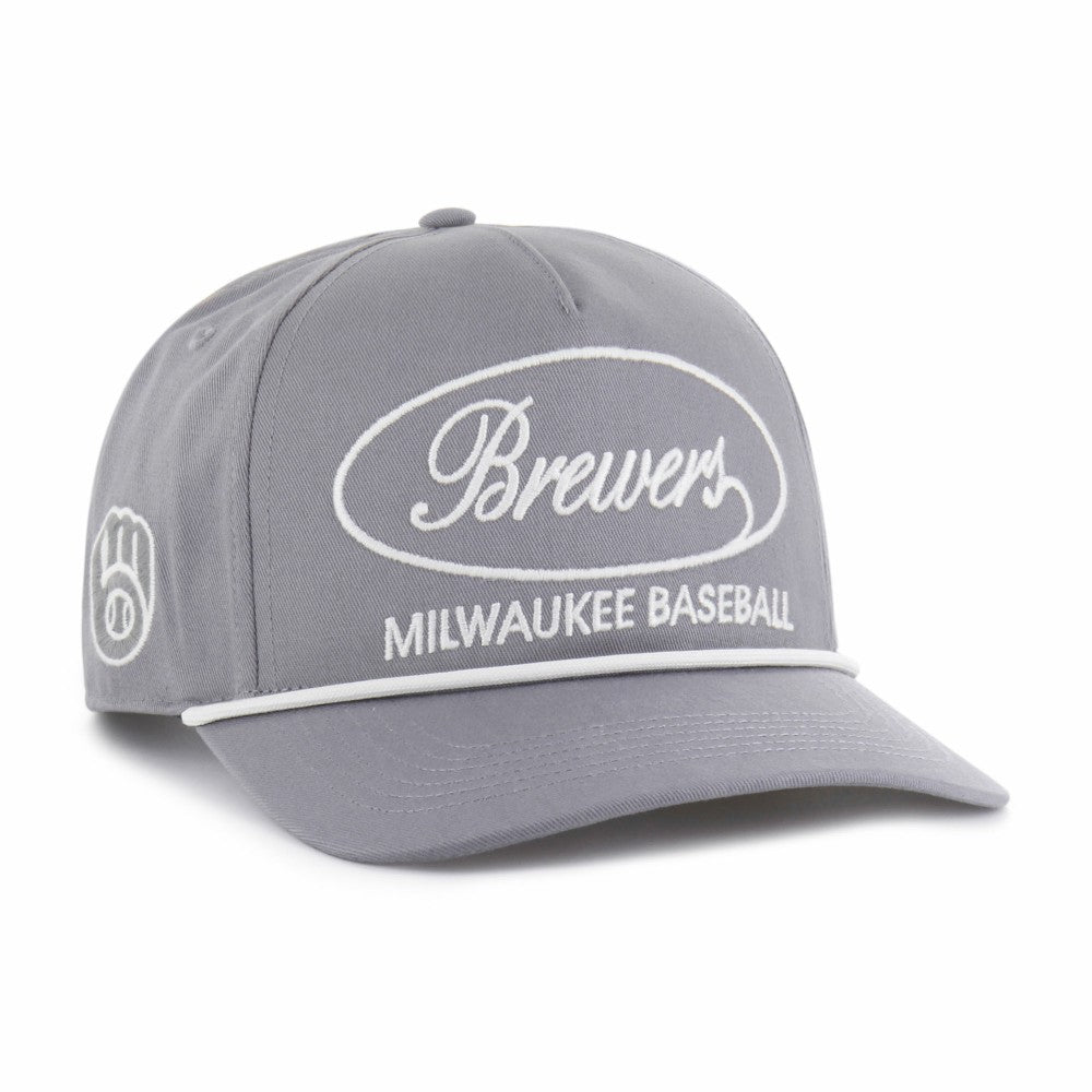 Milwaukee Brewers '47 Foundational Hitch Adjustable Hat - Gray - 47 brand Online