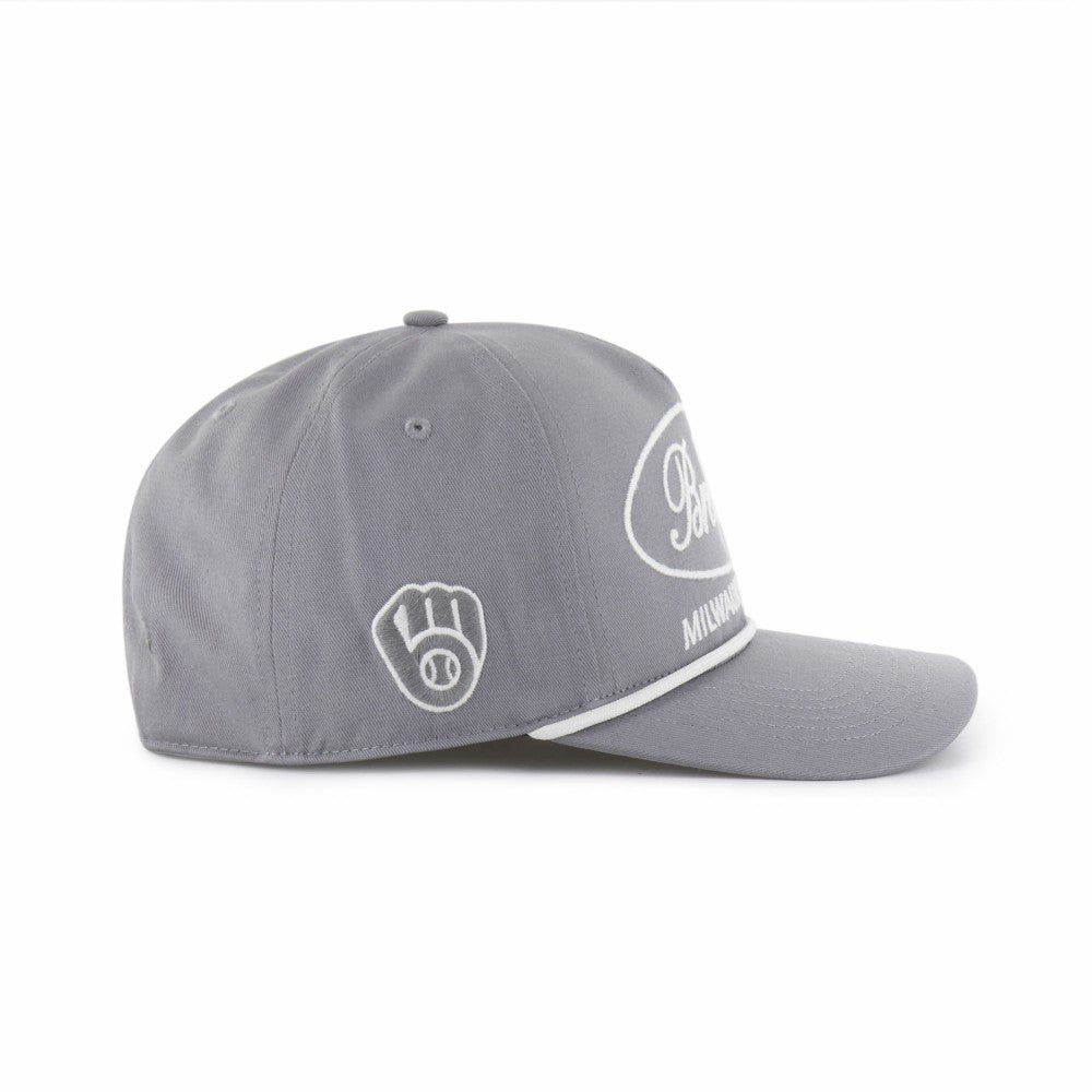 Milwaukee Brewers '47 Foundational Hitch Adjustable Hat - Gray - 47 brand Online