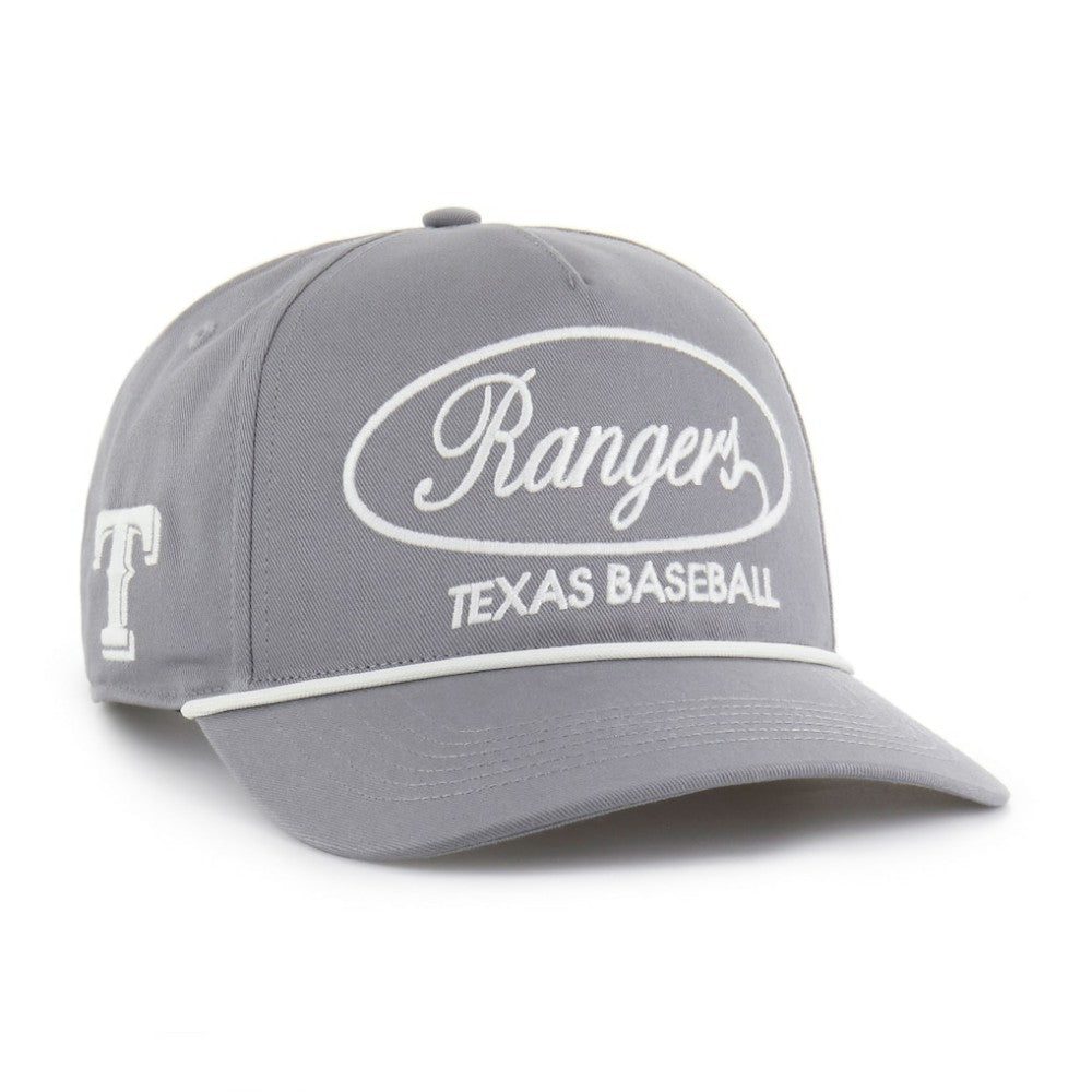 Texas Rangers '47 Foundational Hitch Adjustable Hat - Gray - 47 brand Lifestyle