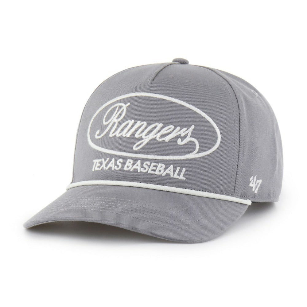 Texas Rangers '47 Foundational Hitch Adjustable Hat - Gray - 47 brand Lifestyle