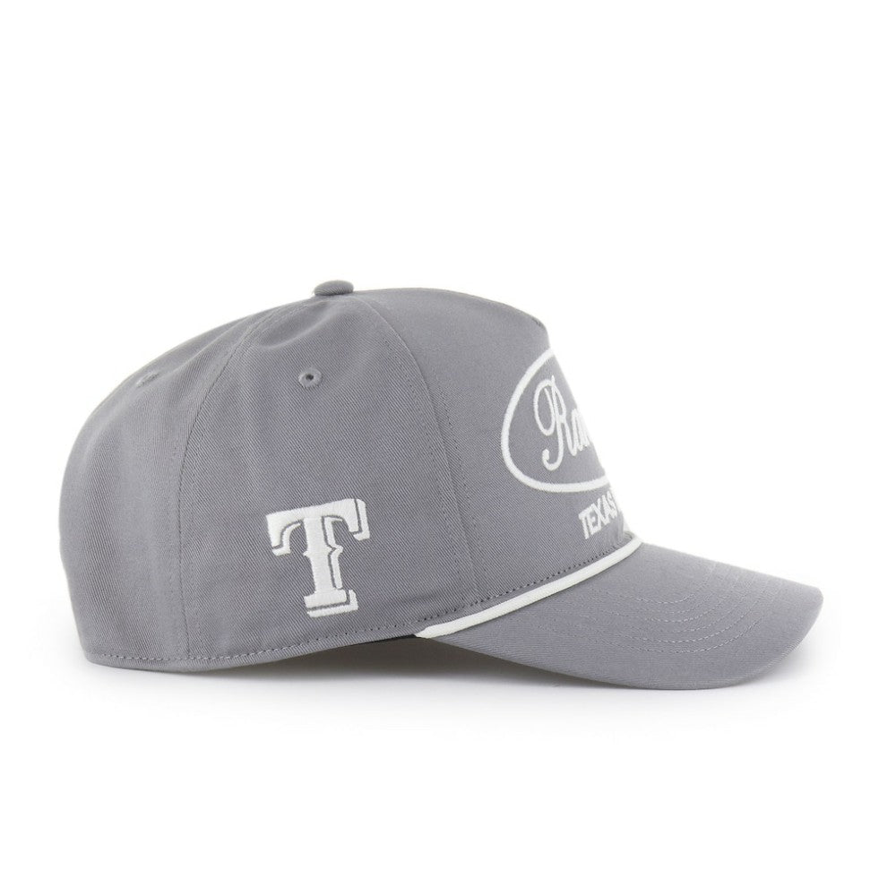 Texas Rangers '47 Foundational Hitch Adjustable Hat - Gray - 47 brand Lifestyle