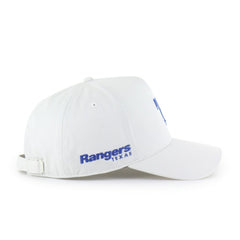 Texas Rangers '47 Foundational Pinch Offside Adjustable Hat - White - 47 brand Sale