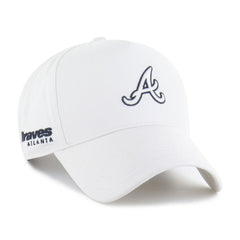 Atlanta Braves '47 Foundational Pinch Offside Adjustable Hat - White - 47 brand Sale