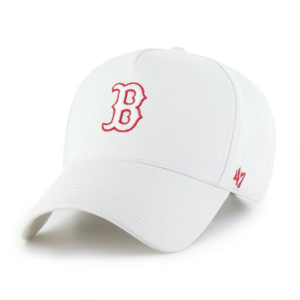 Boston Red Sox '47 Foundational Pinch Offside Adjustable Hat - White - 47 brand Online