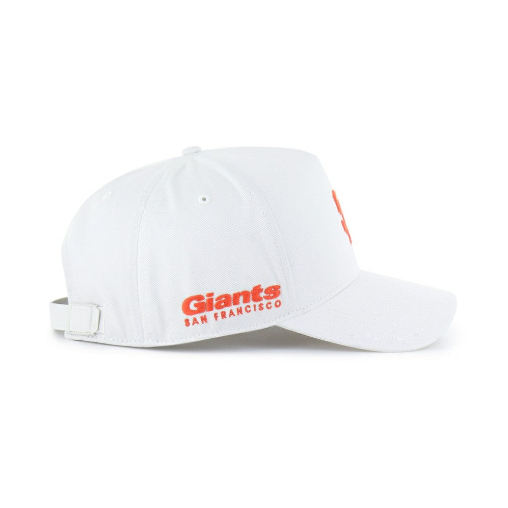 San Francisco Giants '47 Foundational Pinch Offside Adjustable Hat - White - 47 brand Discount