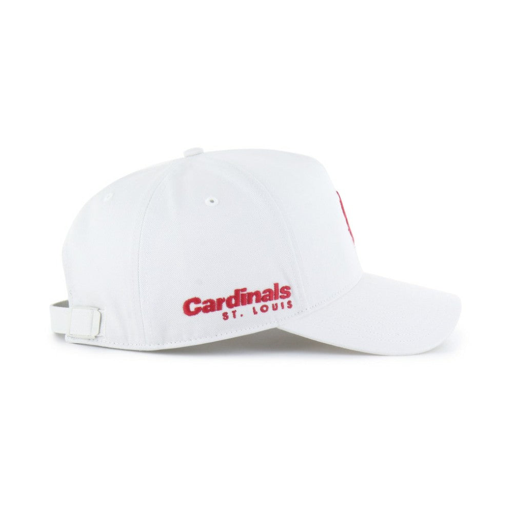 St. Louis Cardinals '47 Foundational Pinch Offside Adjustable Hat - White - 47 brand Sale