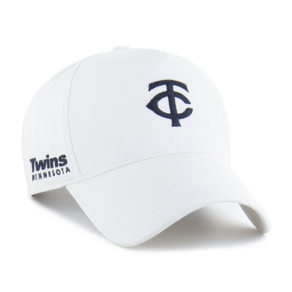 Minnesota Twins '47 Foundational Pinch Offside Adjustable Hat - White - 47 brand Online