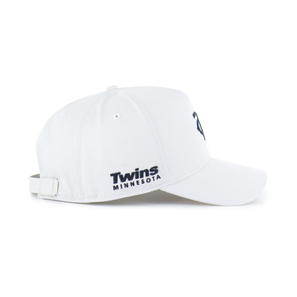 Minnesota Twins '47 Foundational Pinch Offside Adjustable Hat - White - 47 brand Online