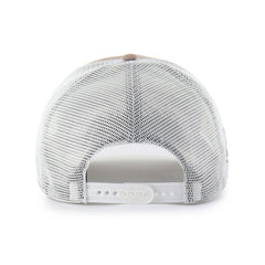 New York Mets '47 Foundational Mesh Hitch Adjustable Hat - Brown - 47 brand Lifestyle