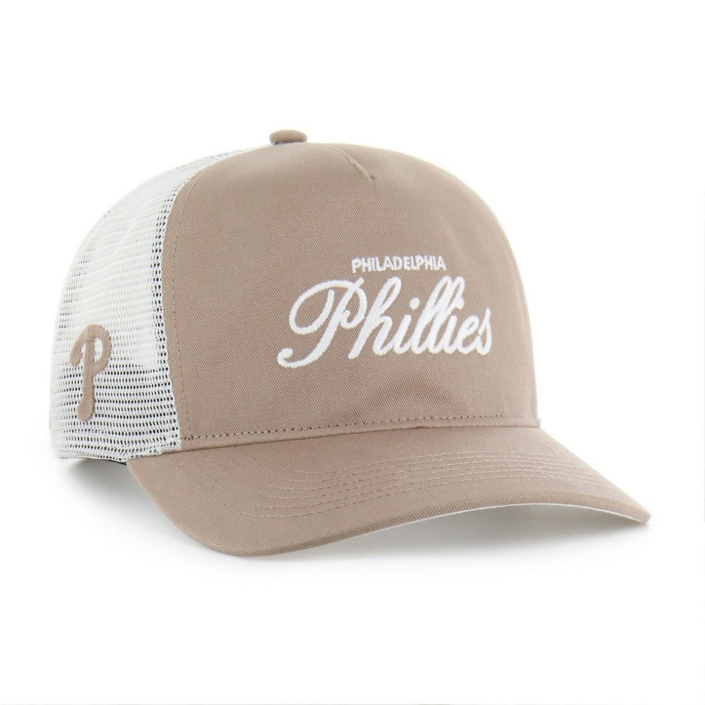 Philadelphia Phillies '47 Foundational Mesh Hitch Adjustable Hat - Brown - 47 brand Discount
