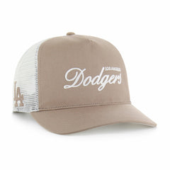 Los Angeles Dodgers '47 Foundational Mesh Hitch Adjustable Hat - Brown - 47 brand on Sale