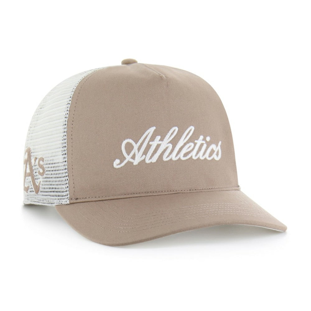 Athletics '47 Foundational Mesh Hitch Adjustable Hat - Brown - 47 brand Lifestyle
